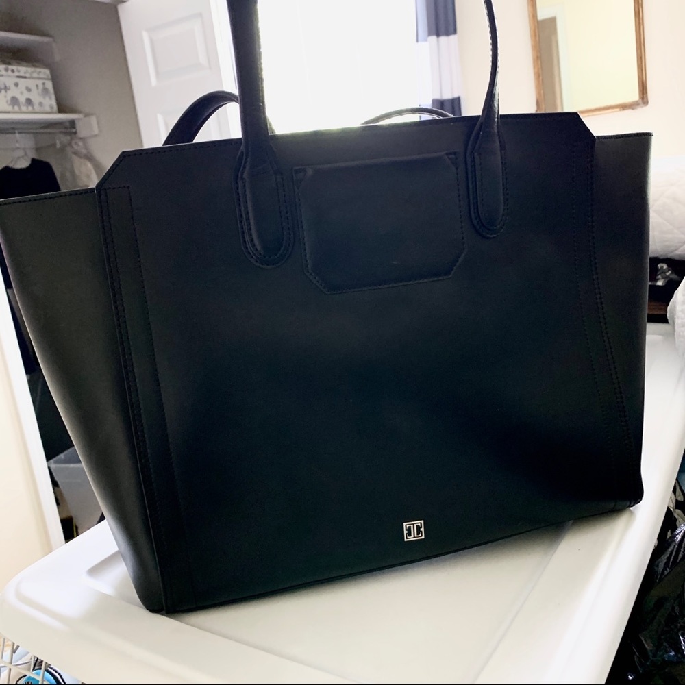 Ivanka Trump leather carry all laptop bag